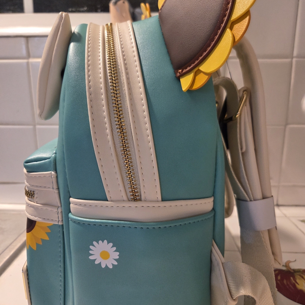 Loungefly Disney Exclusive Minnie Sunflower Mini Backpack - Picture 5 of 9